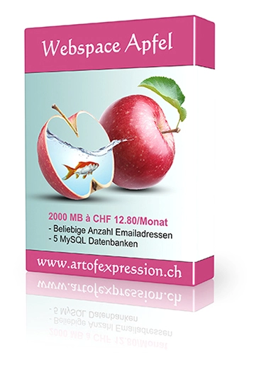 Webspace Apfel 2GB